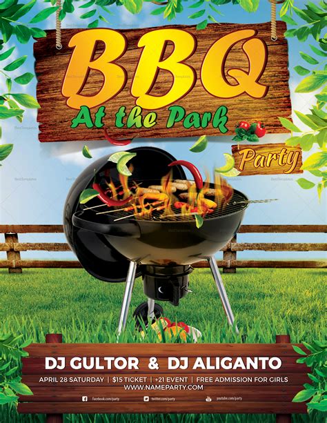 BBQ Flyer Templates