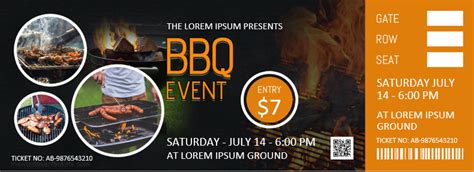 BBQ Tickets