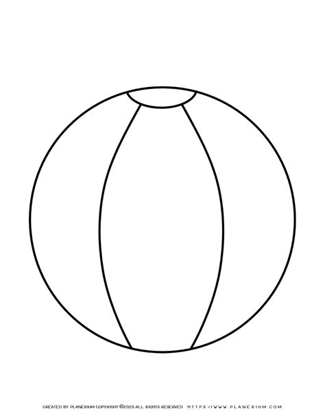 Beach ball templates