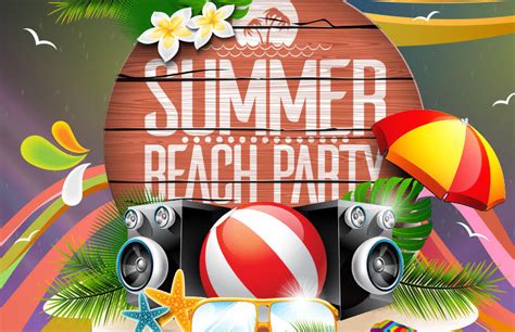 Beach Party Flyer Template