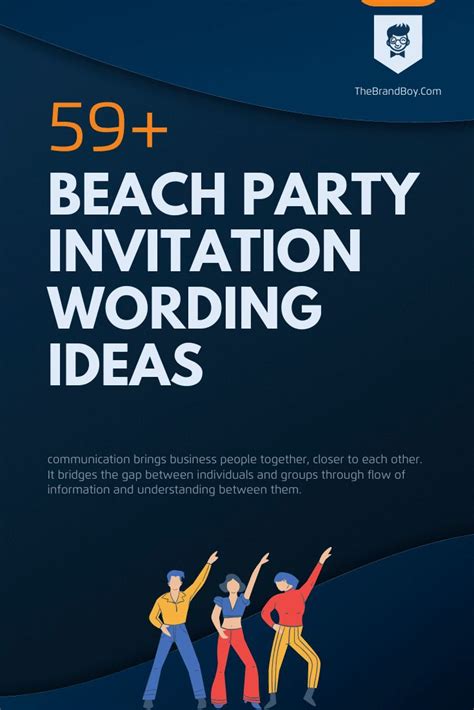 Beach Party Wording