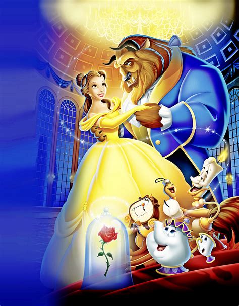 Beauty and the Beast characters to color and print