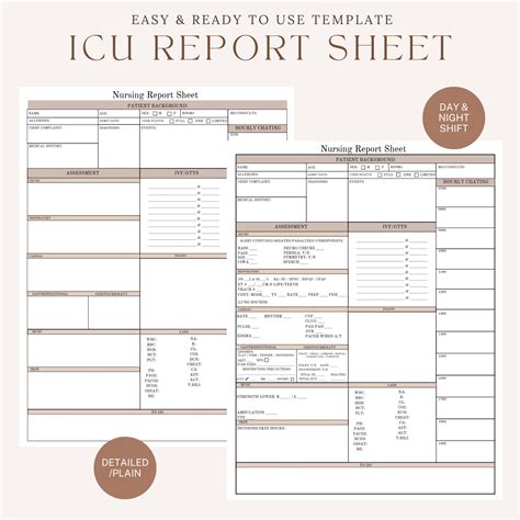 Benefits of ICU Report Templates