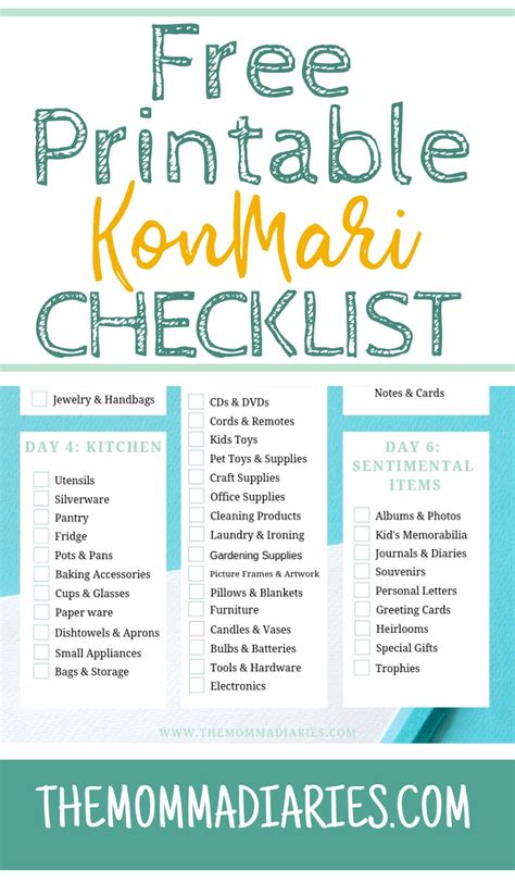 Benefits of the KonMari Checklist Ways