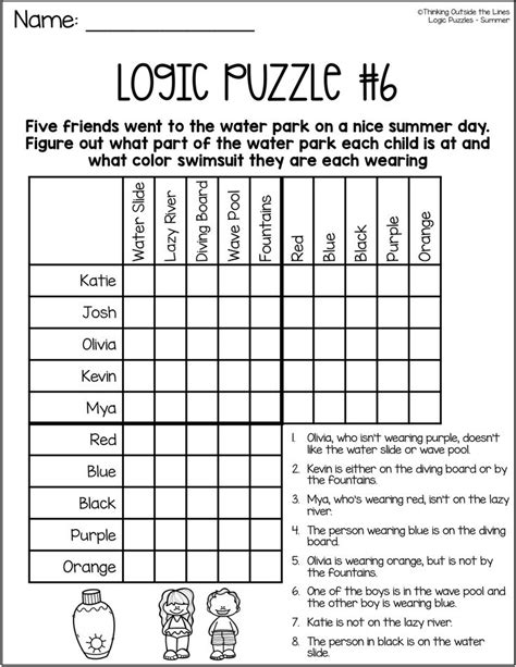 Benefits of Logic Puzzle Prints