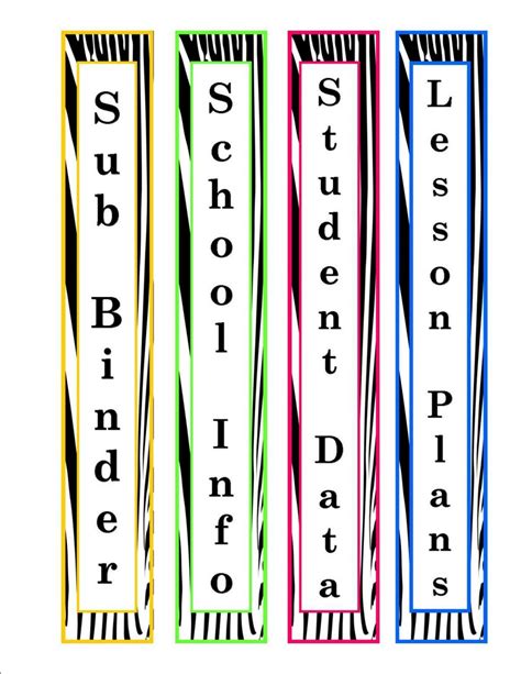 Benefits of Binder Spine Templates