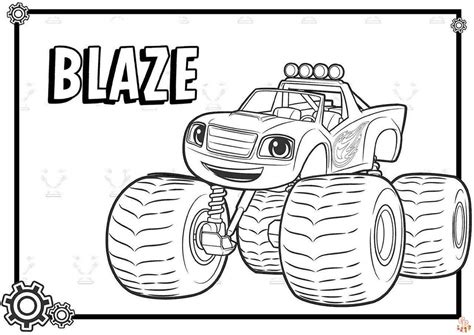 Benefits of Blaze Printable Coloring Pages