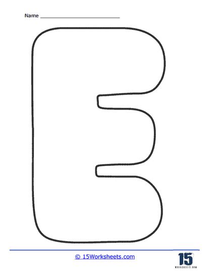 Benefits of Bubble Letter E Prints