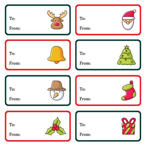 Benefits of Christmas Label Templates