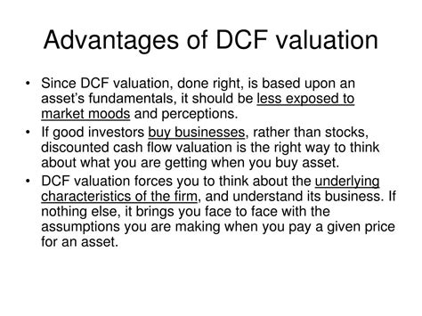 Benefits of DCF Modeling