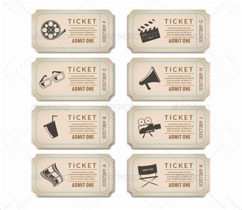 Benefits of fake movie tickets printables