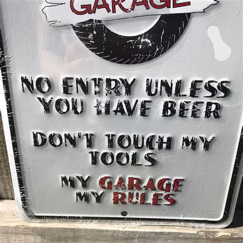 Benefits of funny garage signs include added humor and personality