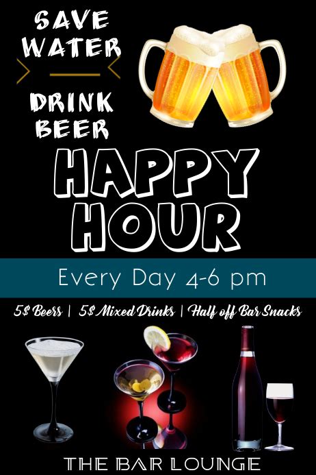 Benefits of Happy Hour Flyer Template Designs