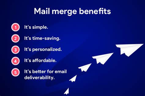 Benefits of Mail Merge