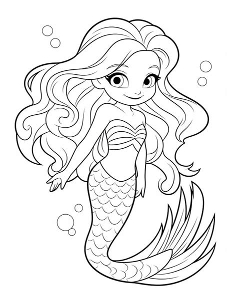 Benefits of mermaid coloring pages for stress relief and creativity