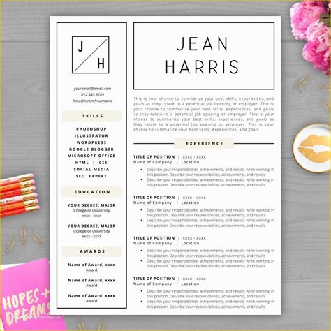 Benefits of Monogram Resume Templates