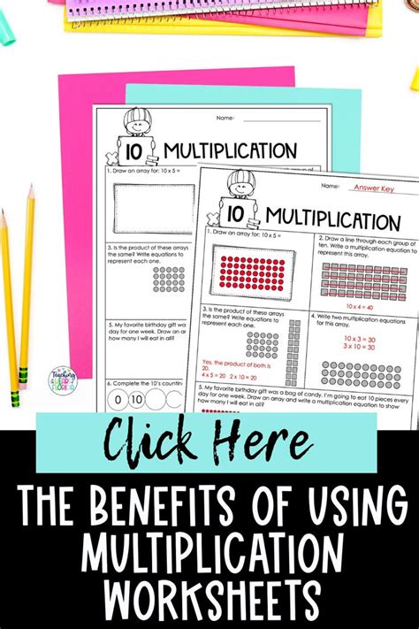 Benefits of using multiplication worksheets for 4th grade students