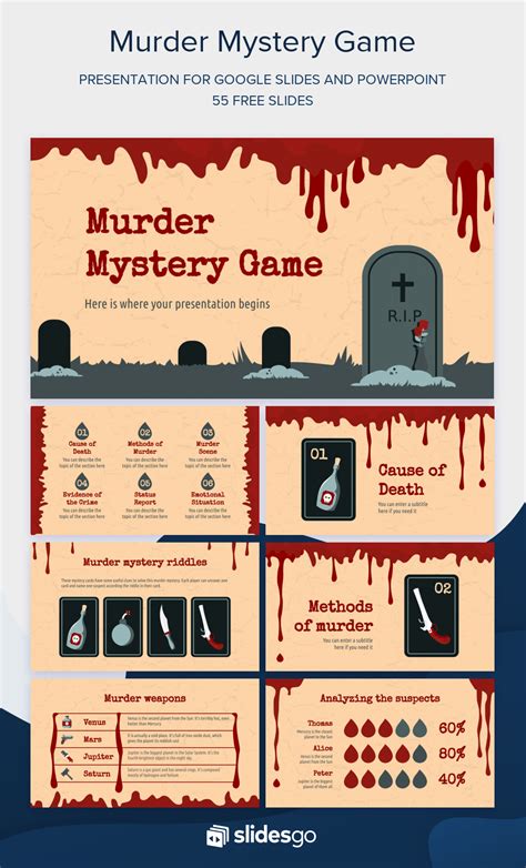 Benefits of Murder Mystery Templates Image