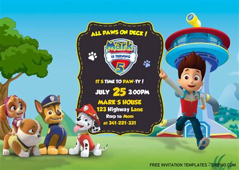 Benefits of using Paw Patrol invites