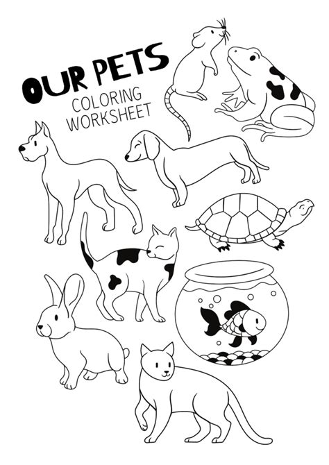 Benefits of Pet Coloring Pages