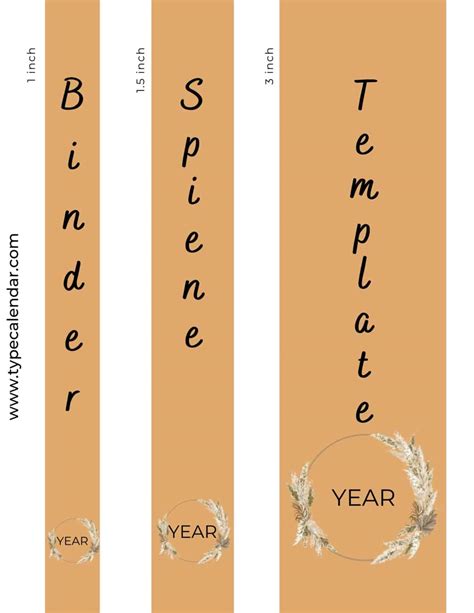 Benefits of Printable Binder Spines