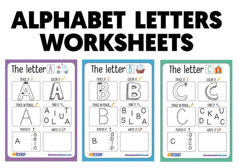 Benefits of printable letter worksheets