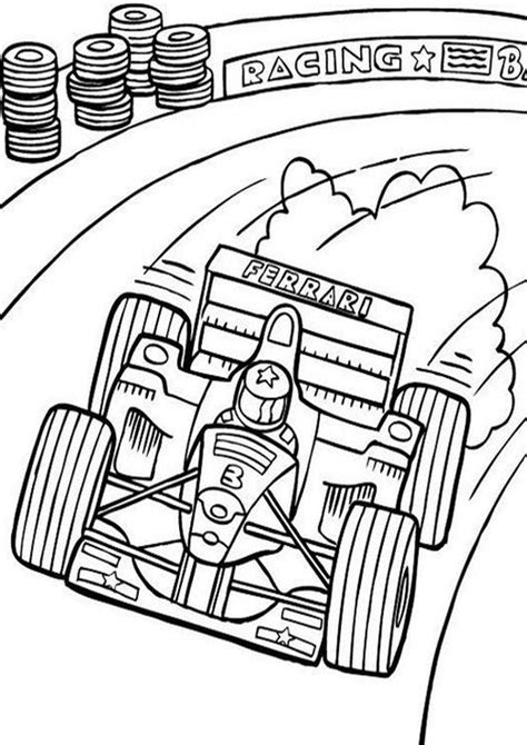 Benefits of Printable Race Car Coloring Pages