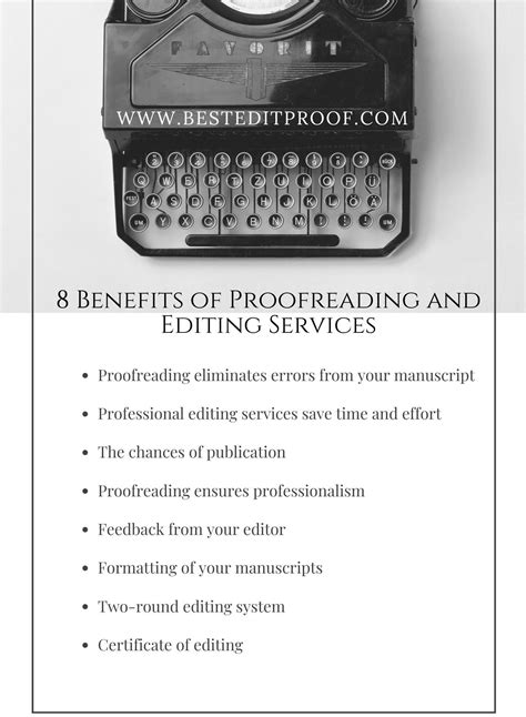 Benefits of Proofreading