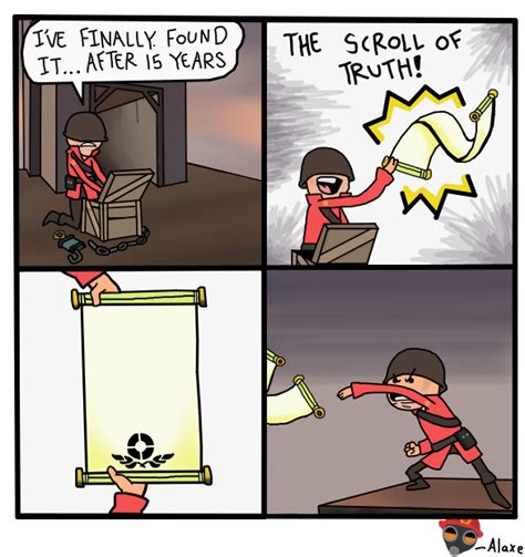 Benefits of Scroll of Truth Meme Template