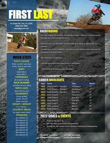 Benefits of a Strong Motocross Resume