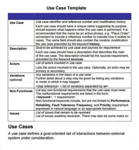 Benefits of Use Case Templates