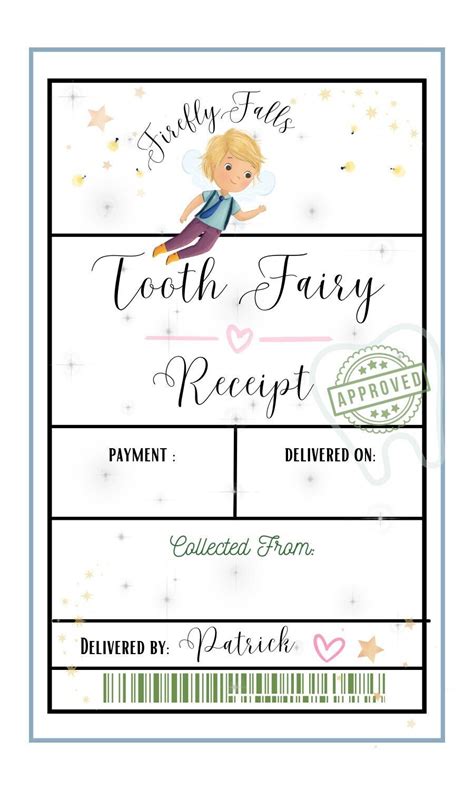 Benefits of Using a Tooth Fairy Receipt