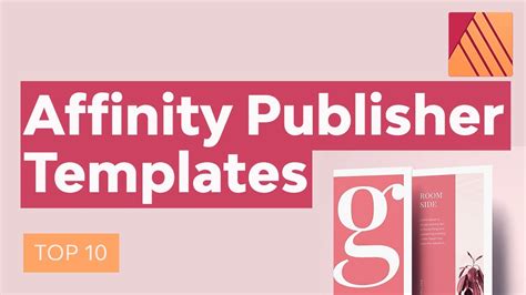 Benefits of Using Affinity Publisher Templates