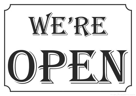 Benefits of using free open closed sign printables