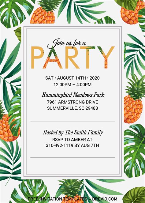 Benefits of Using Free Word Party Invitation Templates