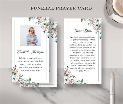 Benefits of Using Funeral Prayer Cards Templates