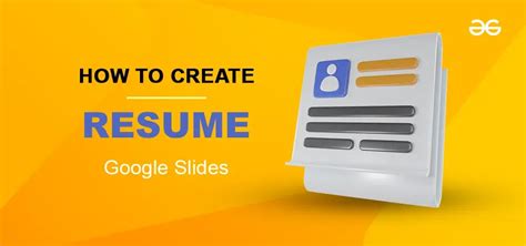 Benefits of Using Google Slides Resume Templates