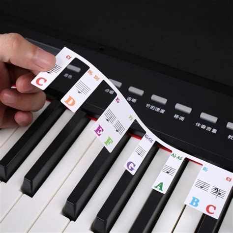 Benefits of Using Piano Key Labels