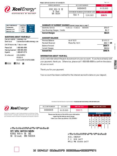 Benefits of Xcel Energy Bill