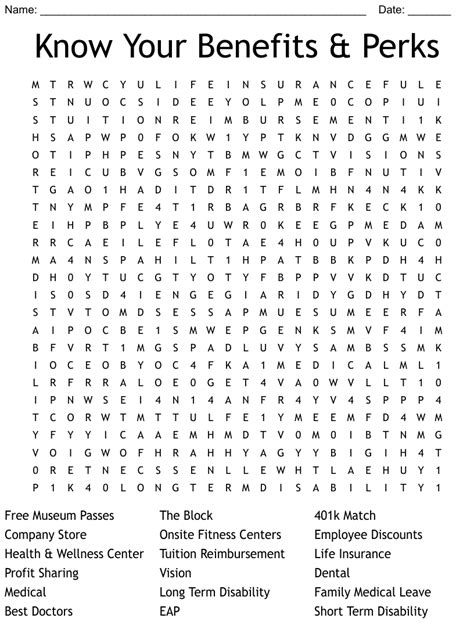 Benefits of Word Search Printables