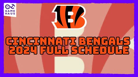 Bengals Schedule Image 10