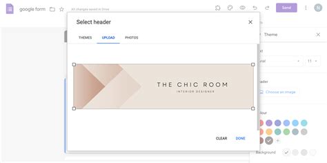 Best Practices for Designing a Google Form Header Template