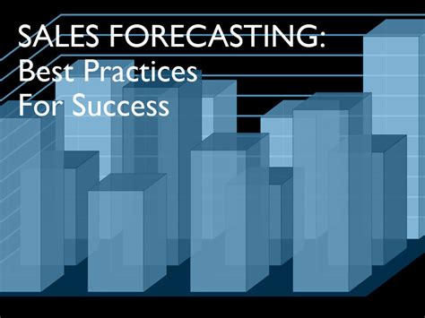 Best Practices for Sales Forecasting