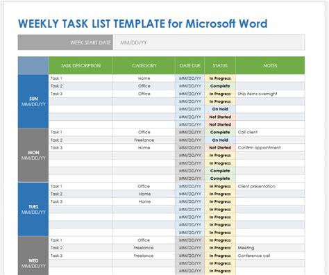 Best Practices for Monthly Task List