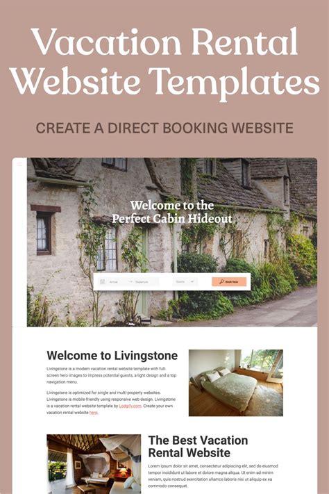 Best Practices for Using a Vacation Home Rental Website Template