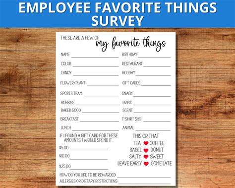 Best Practices for Using Employee Favorites Questionnaires