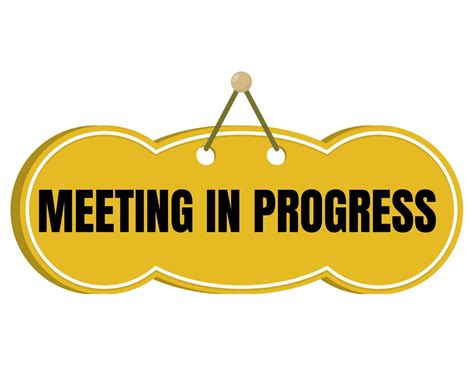 Best Practices for Using Meeting Signs