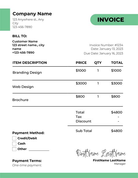 Best Practices for Using Free Invoice Templates