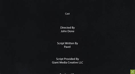 Best Premiere credits templates