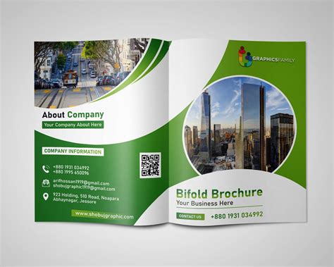 Bi-Fold Pamphlet Template Design